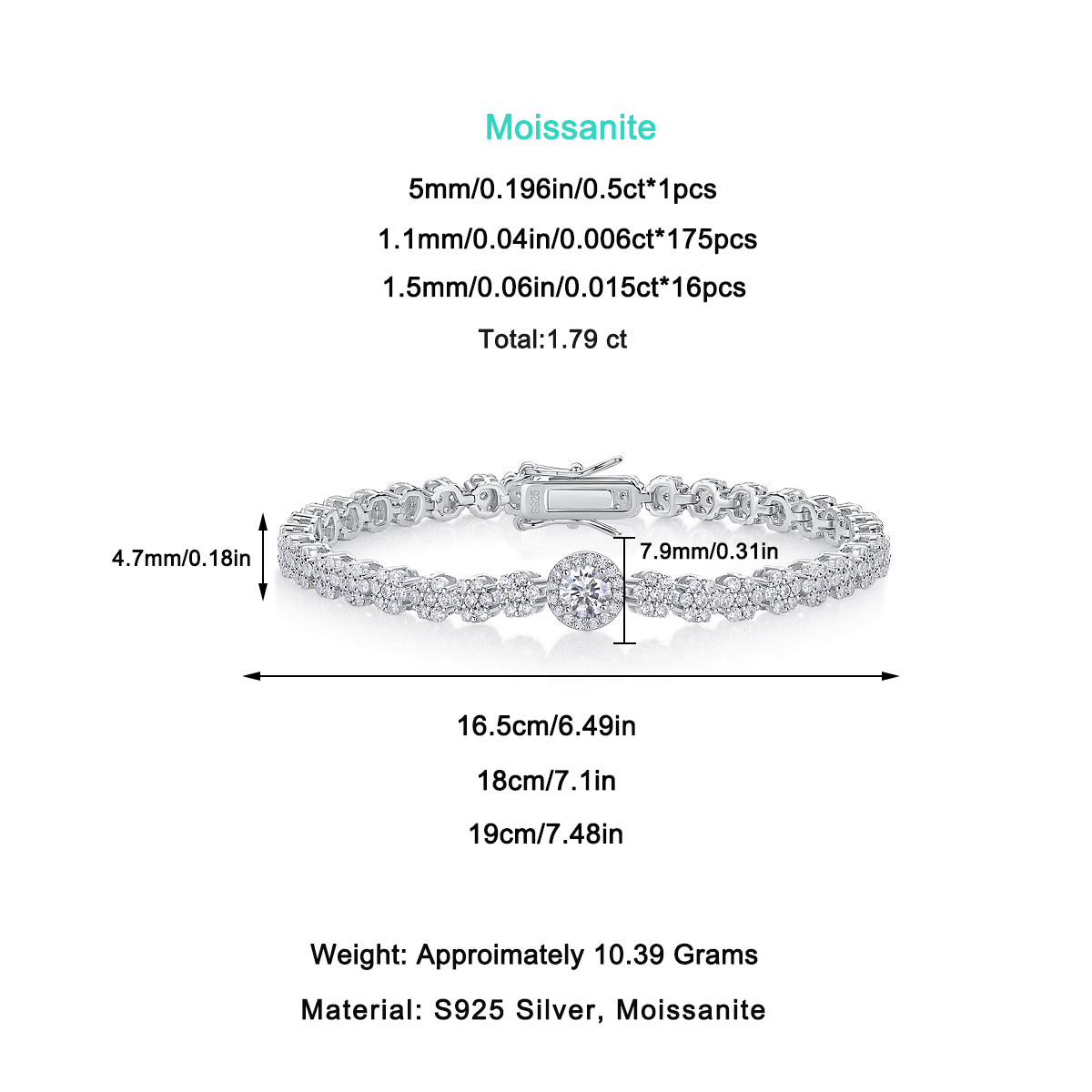Set With Top-quality Moissanite, This Luxurious And Fashionable Light Luxury Trend Jewelry
