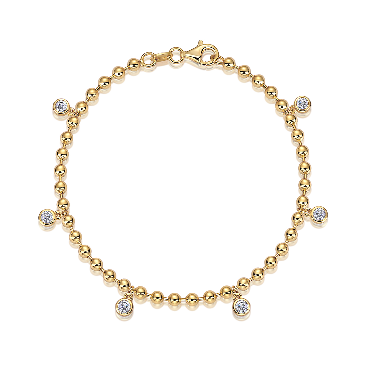 Set With Top-quality Moissanite, This Luxurious And Fashionable Light Luxury Trend Jewelry