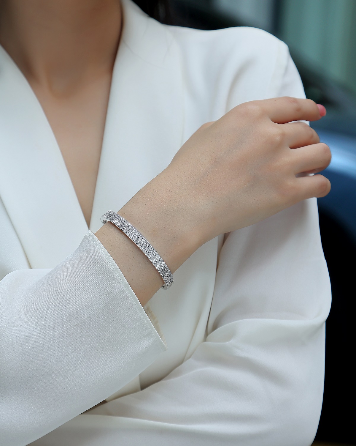 Set With Top-quality Moissanite, This Luxurious And Fashionable Light Luxury Jewelry