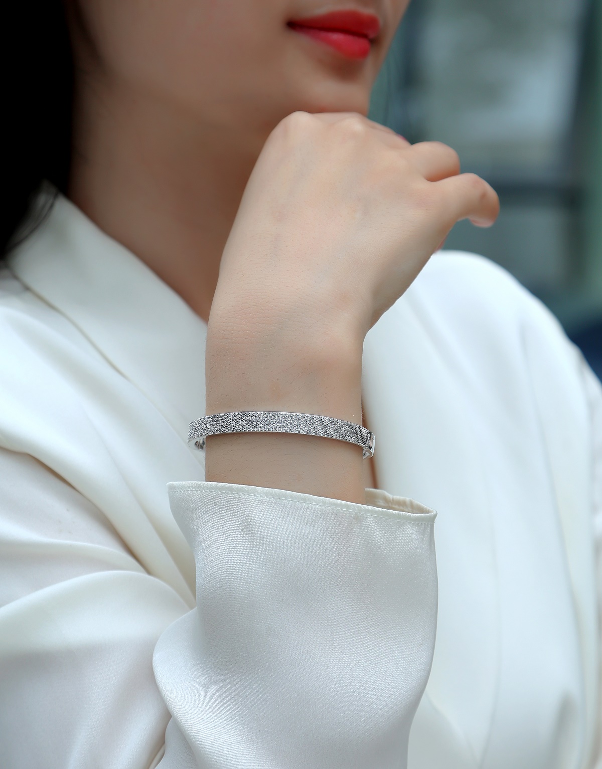 Set With Top-quality Moissanite, This Luxurious And Fashionable Light Luxury Jewelry
