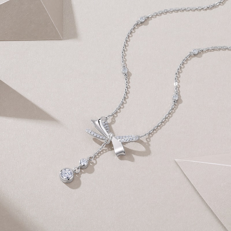 Set With Top-quality Moissanite, This Luxurious And Fashionable Light Luxury Trend Jewelry