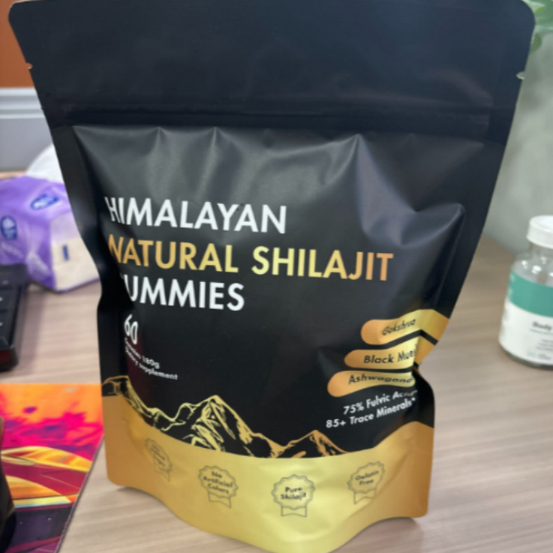 Shilajit Gummibonbons im Beutel, 60 Stück pro Beutel