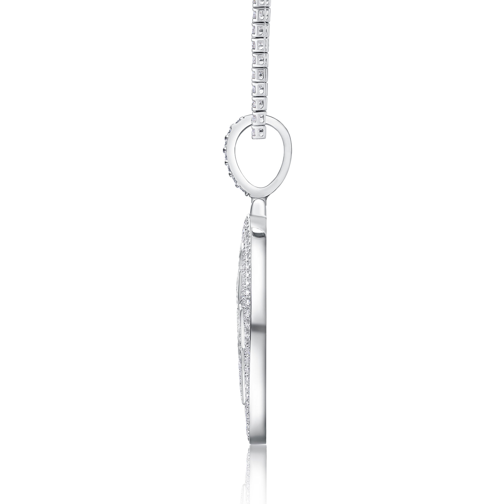 Silver Snow Star Crown - A Fashionable And Trendy Necklace Pendant Set With Top-quality