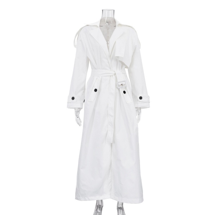 Simple And Stylish Long Trench Coat