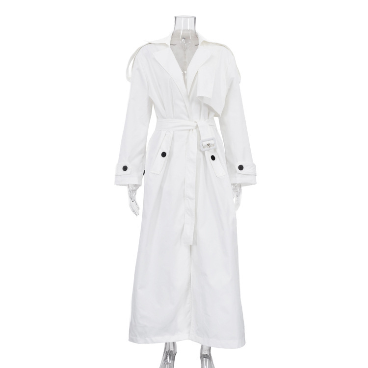 Simple And Stylish Long Trench Coat