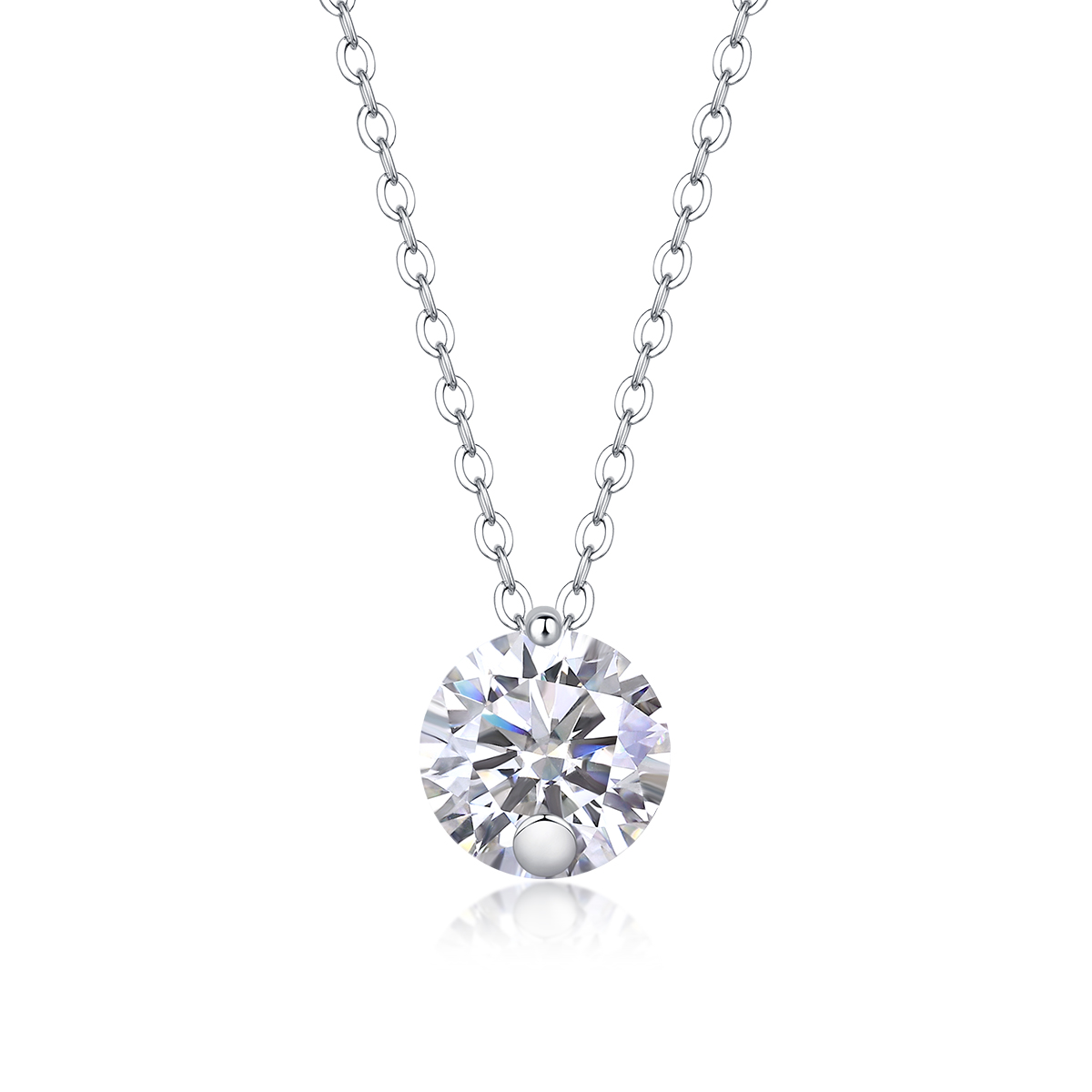 Simple Pleasure - Top-quality Moissanite Fashionable Light Luxury Jewelry Pendant Necklace