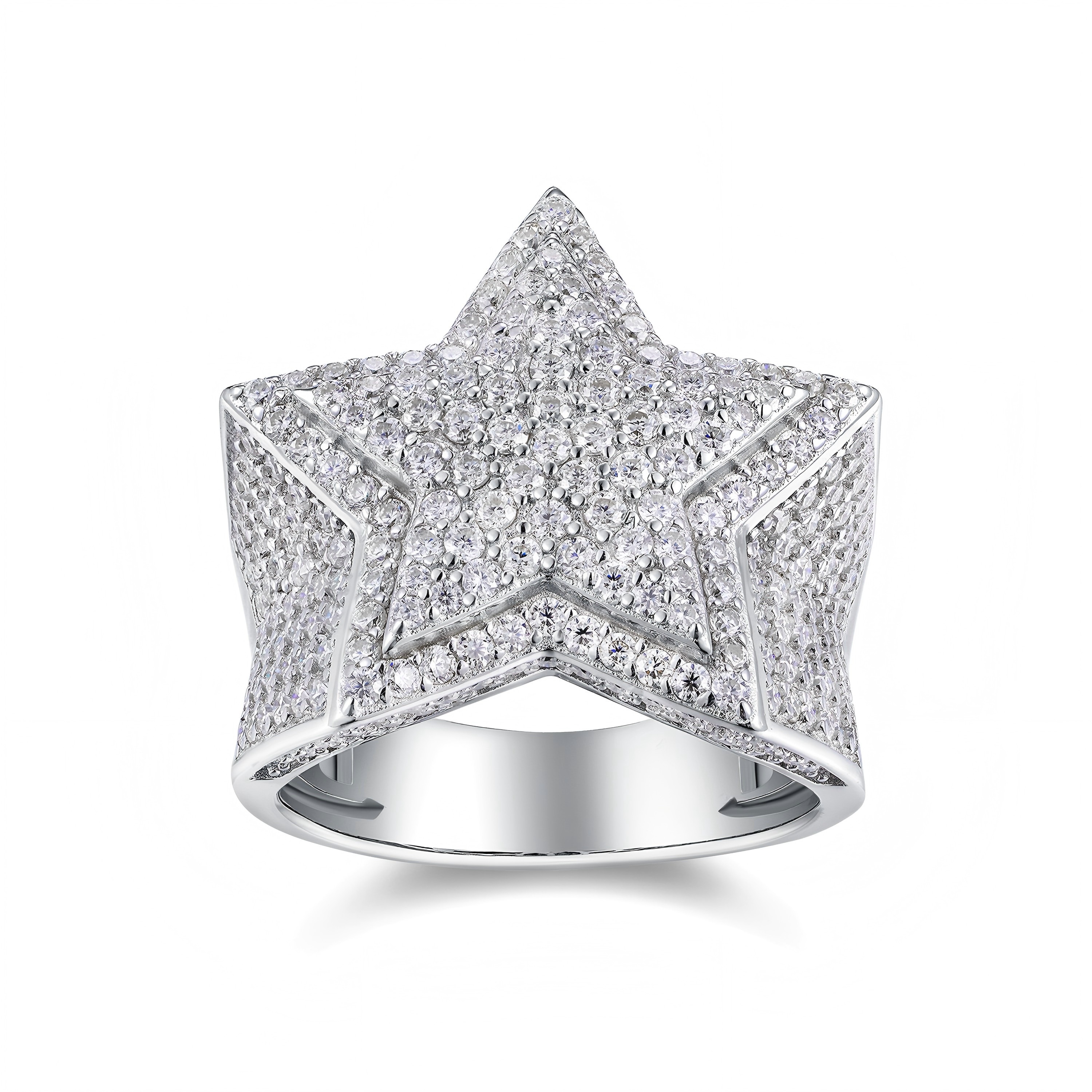 Sirius - A Men's Ring, Diamond Ring And Wedding Ring Set With Top-quality Moissanite
