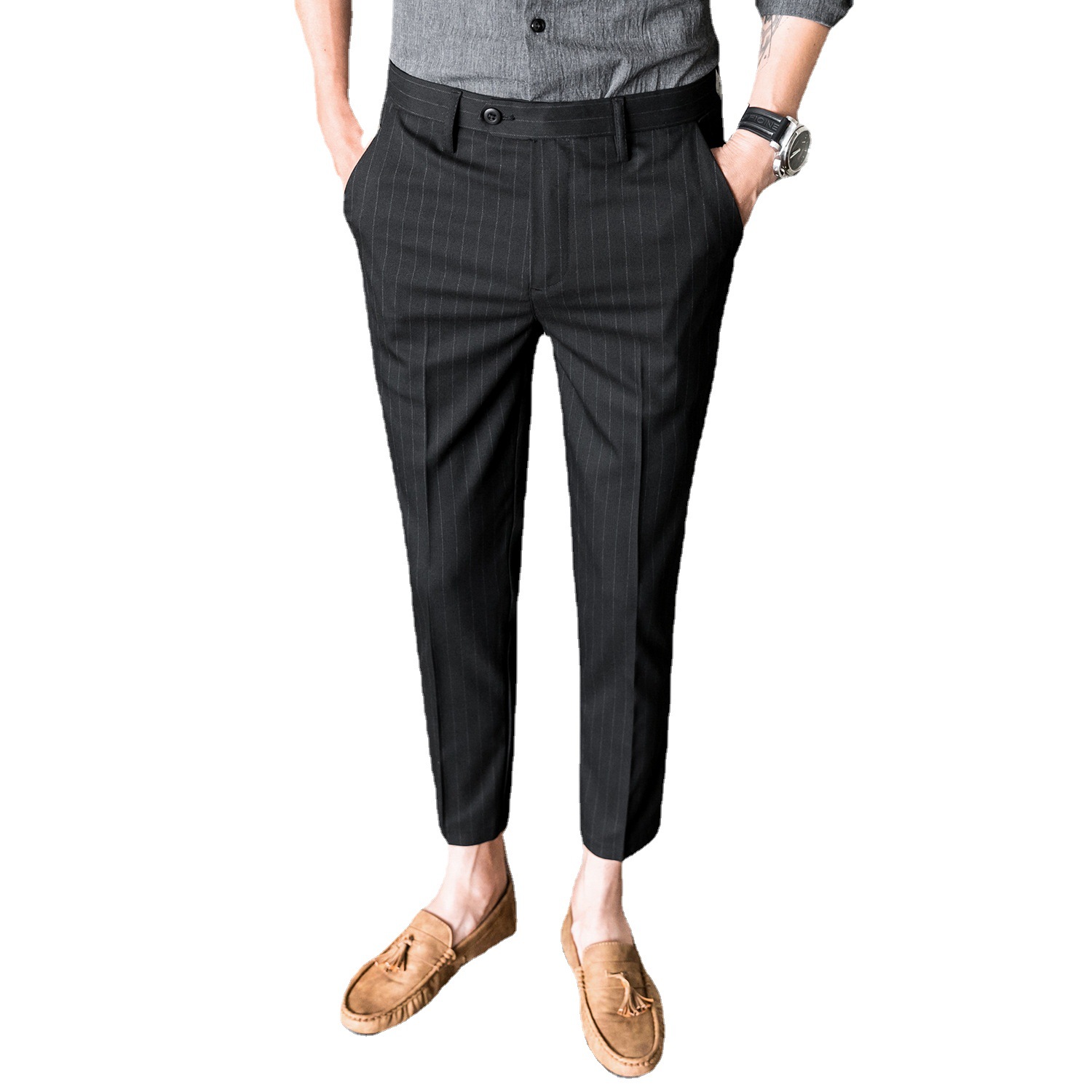 Slim-Fit-Jugend-Business-Anzughose im koreanischen Stil