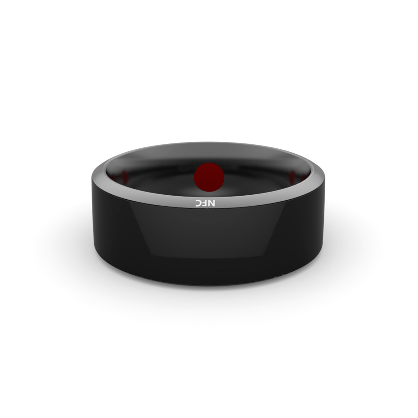 Tragbares Smart-Ring-Gerät, multifunktional, Schwarz, Hightech