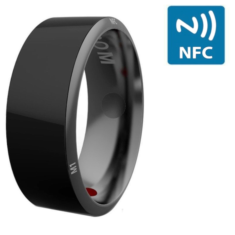 Tragbares Smart-Ring-Gerät, multifunktional, Schwarz, Hightech