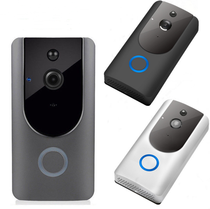 Smart WiFi Video Doorbell Camera Visual Intercom With Chime Night Vision IP Door Bell
