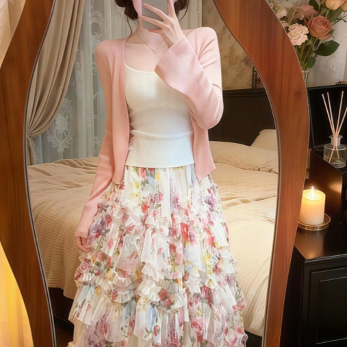 Soft-style Asymmetric Skirt