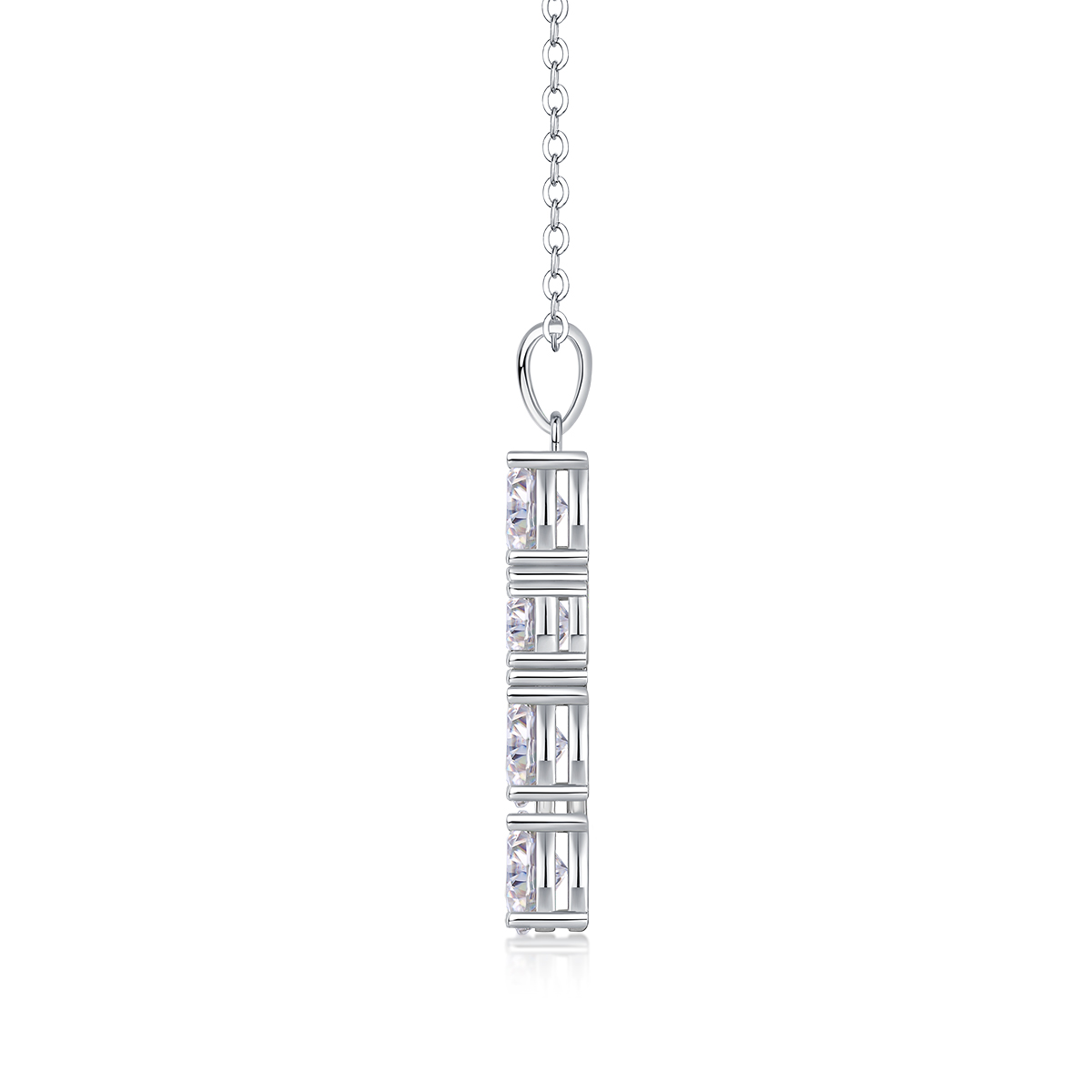 Soul Guidance - A Fashionable And Trendy Necklace Pendant Set With Top-quality Moissanite