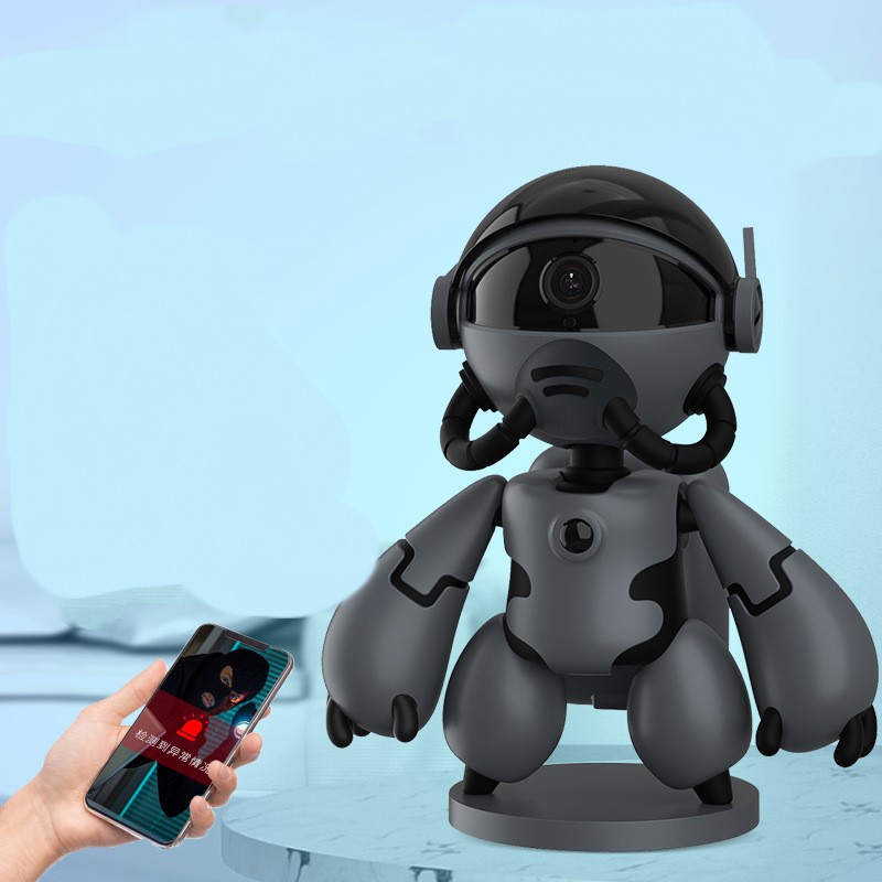 Weltraum-Roboter-Monitor, energiesparende Batterie, Plug-in-freier Haushalt