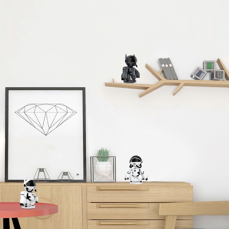Weltraum-Roboter-Monitor, energiesparende Batterie, Plug-in-freier Haushalt