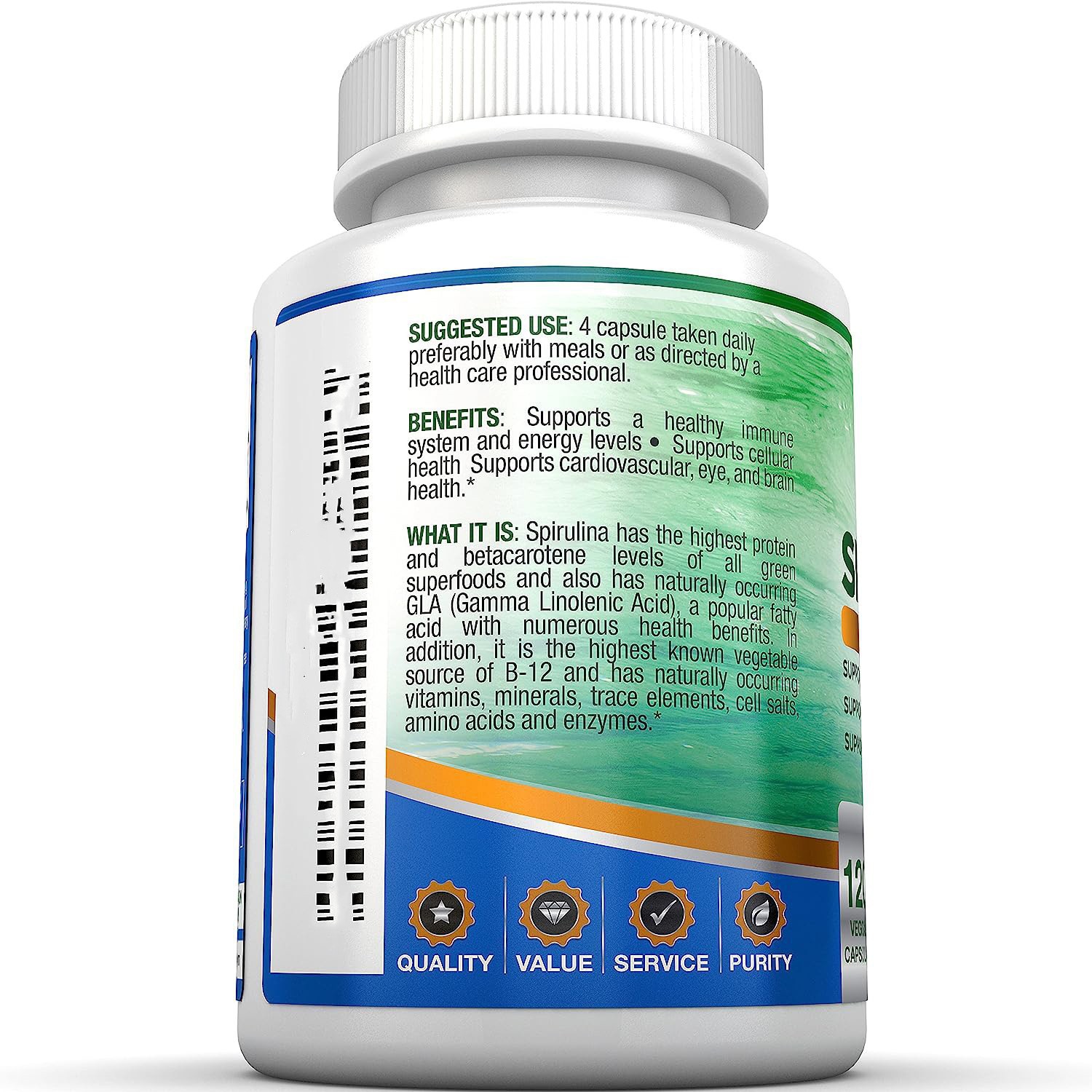 Spirulina-Kapseln 120 Kapseln