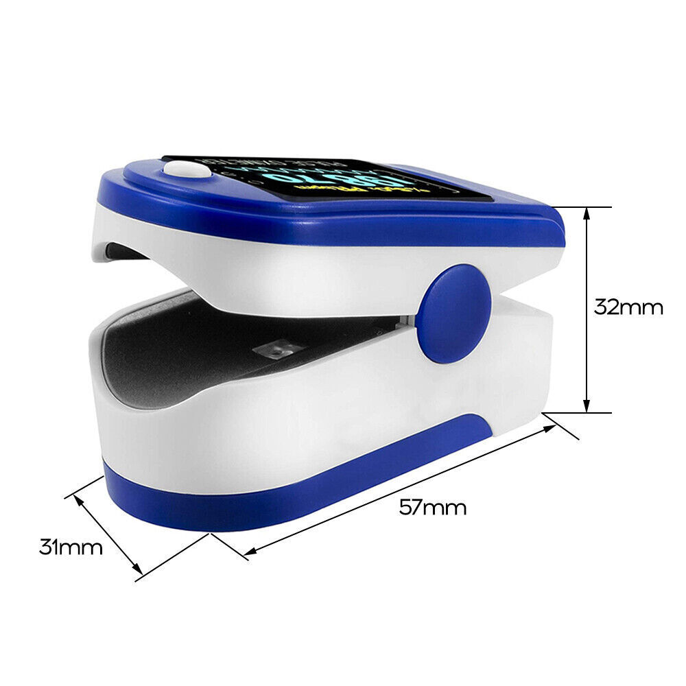 SpO2 Finger Pulse Oximeter, Blood Oxygen & Pulse Rate Monitor