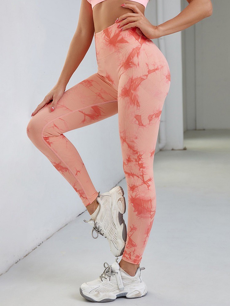 Sports Trousers Skinny Peach Hip Raise High Waist