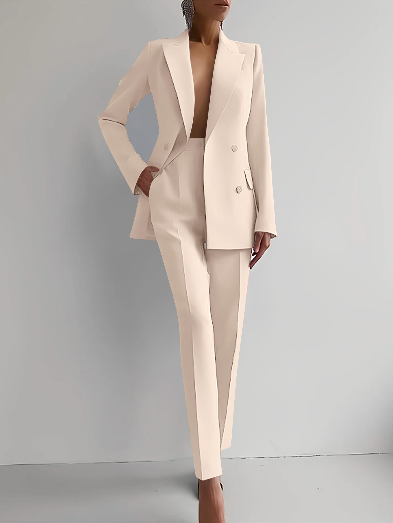Spring Amazon Foreign Trade Fashion Casual Business Attire Women's Suit Set
