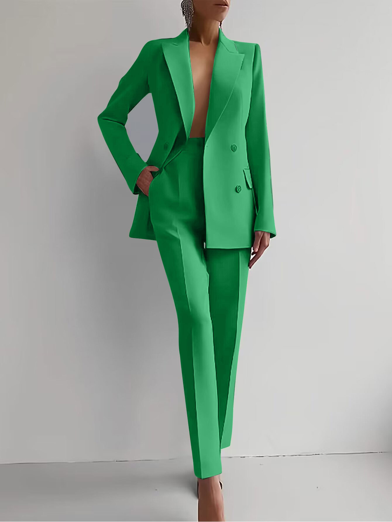 Spring Amazon Foreign Trade Fashion Casual Business Attire Women's Suit Set