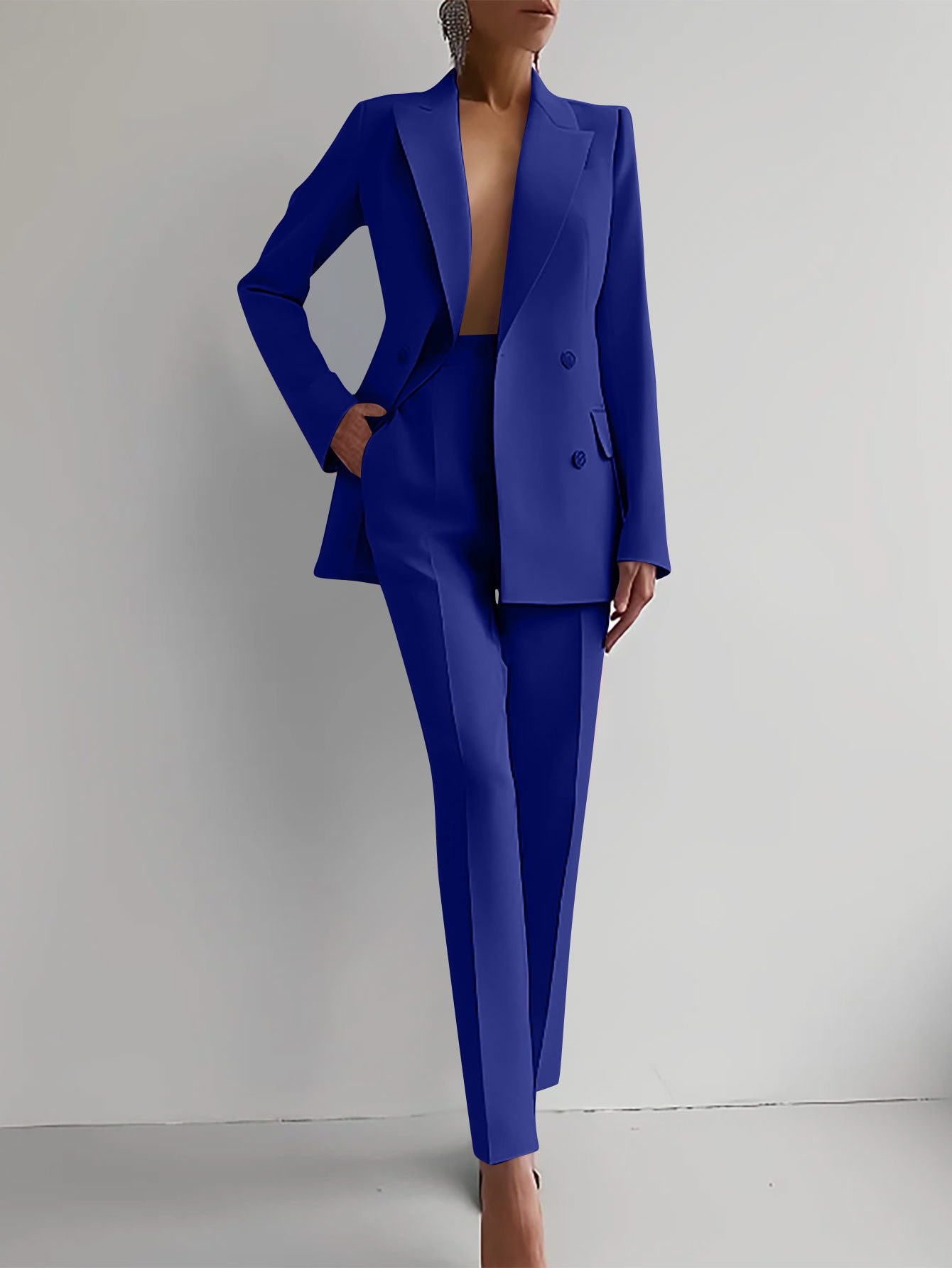 Spring Amazon Foreign Trade Fashion Casual Business Attire Women's Suit Set