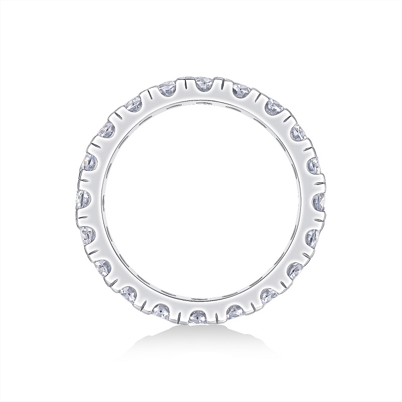 Spring Breeze For Ten Miles - A Wedding Ring Set With 0.1-carat Top-quality Moissanite