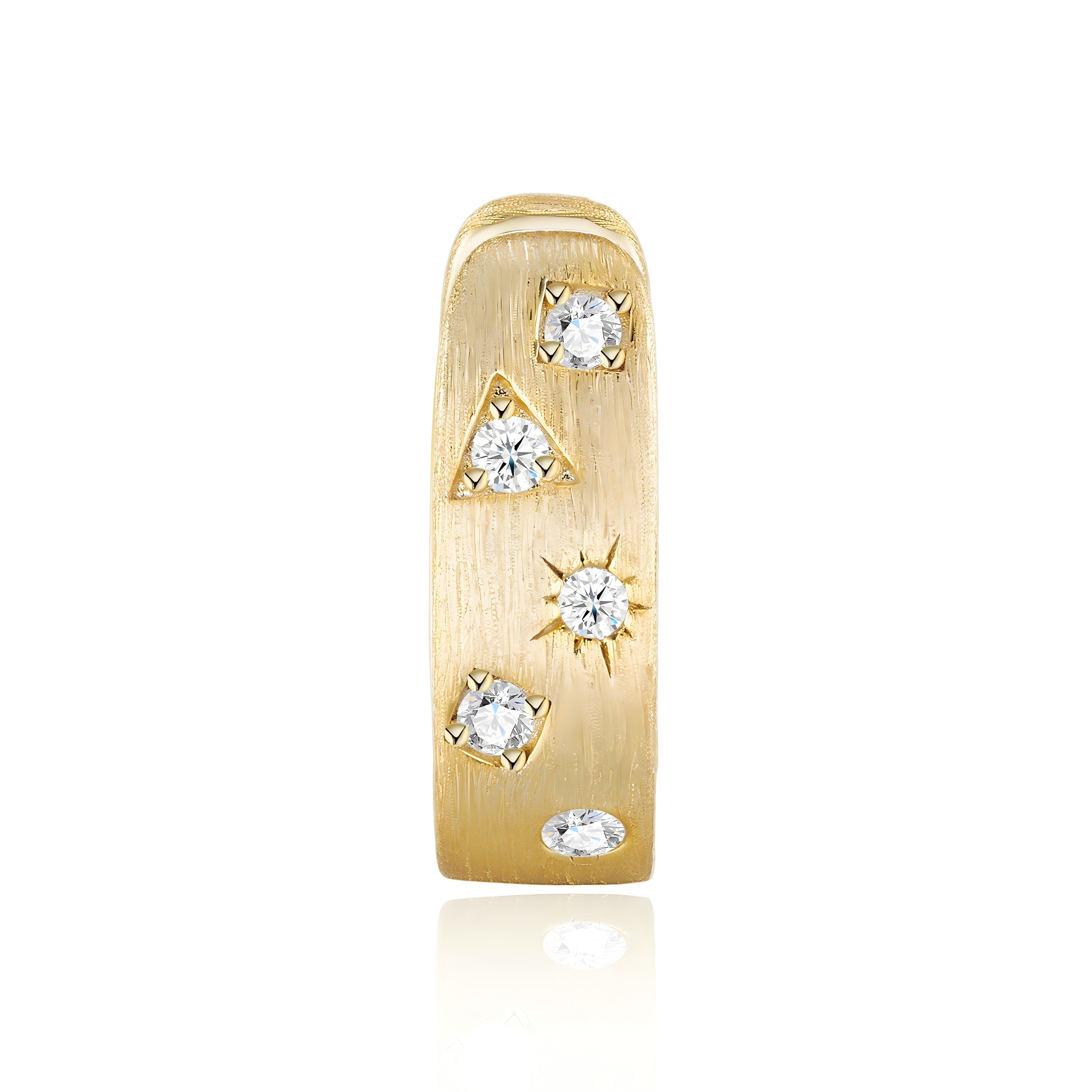 Star Track - Premium Moissanite Luxury Fashion Light Luxury Jewelry Silver Stud Earrings