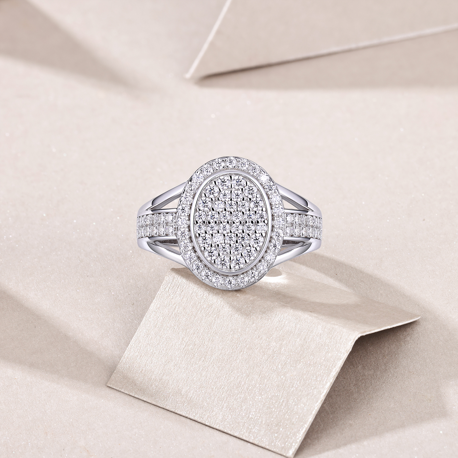 Starlight - Men's Ring, Diamond Ring And Wedding Ring Set With Top-quality Moissanite