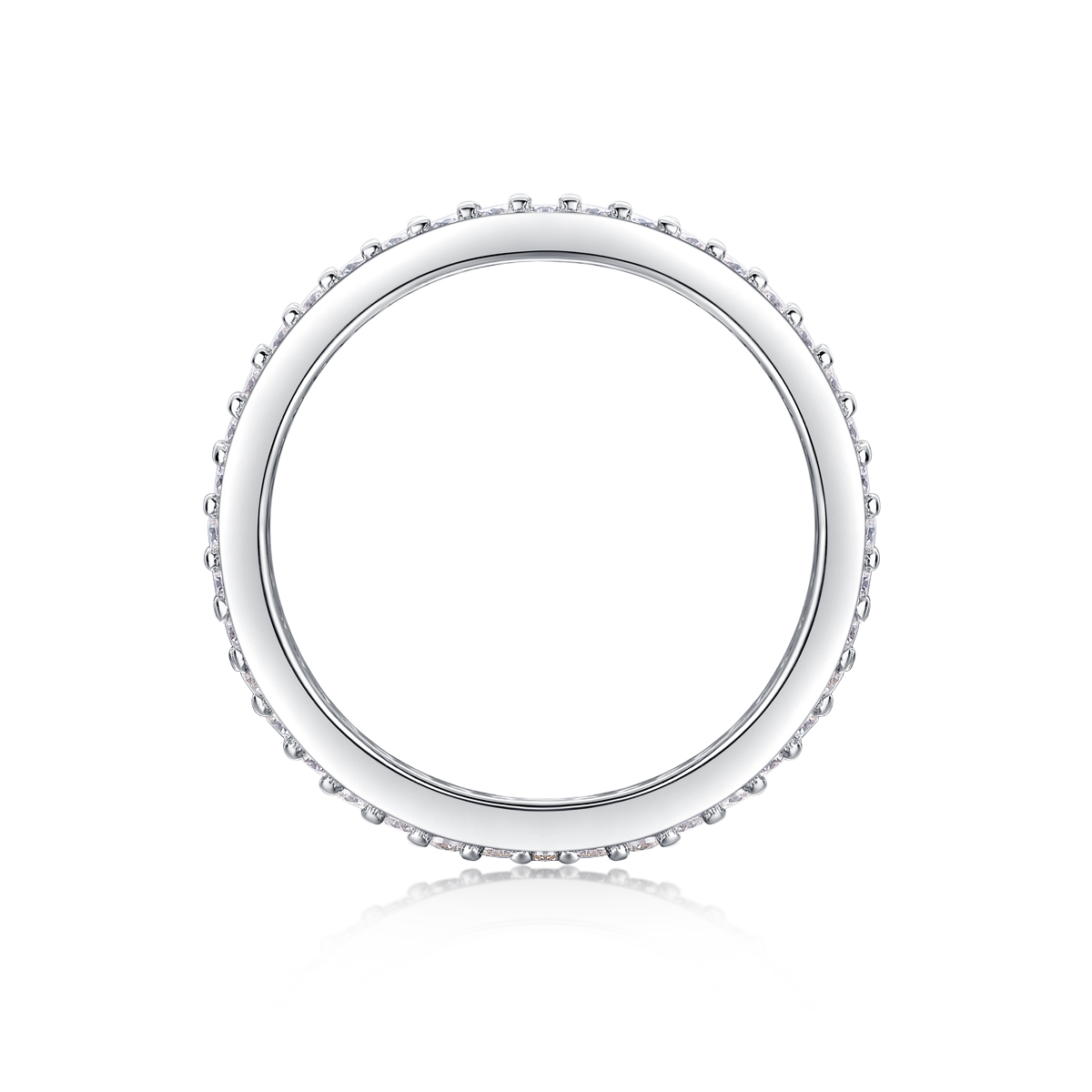 Starlight - Set With Top-quality Moissanite Silver And Platinum-plated Diamond Wedding