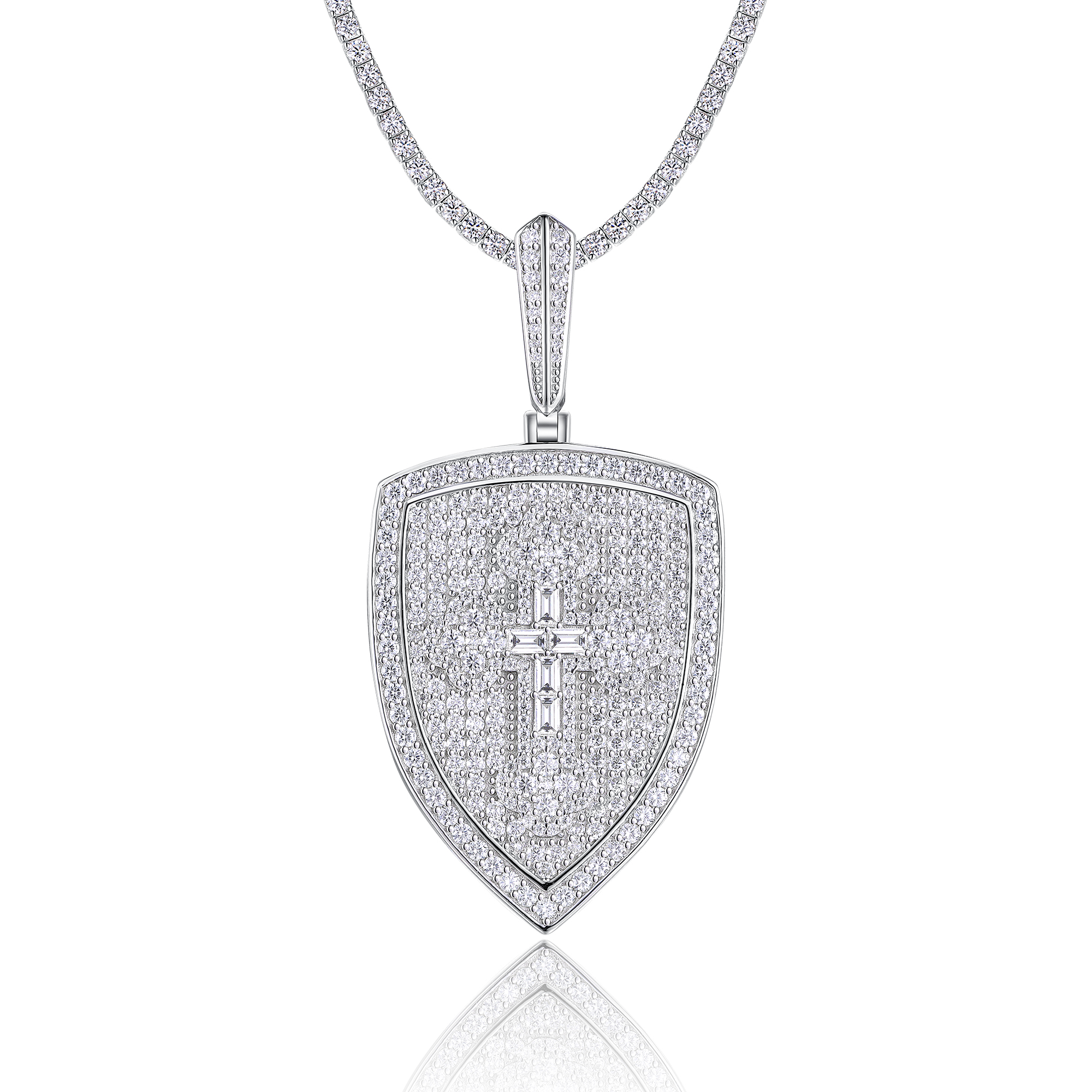 Starlight Shield - A Fashionable And Trendy Necklace Pendant Set With Top-quality
