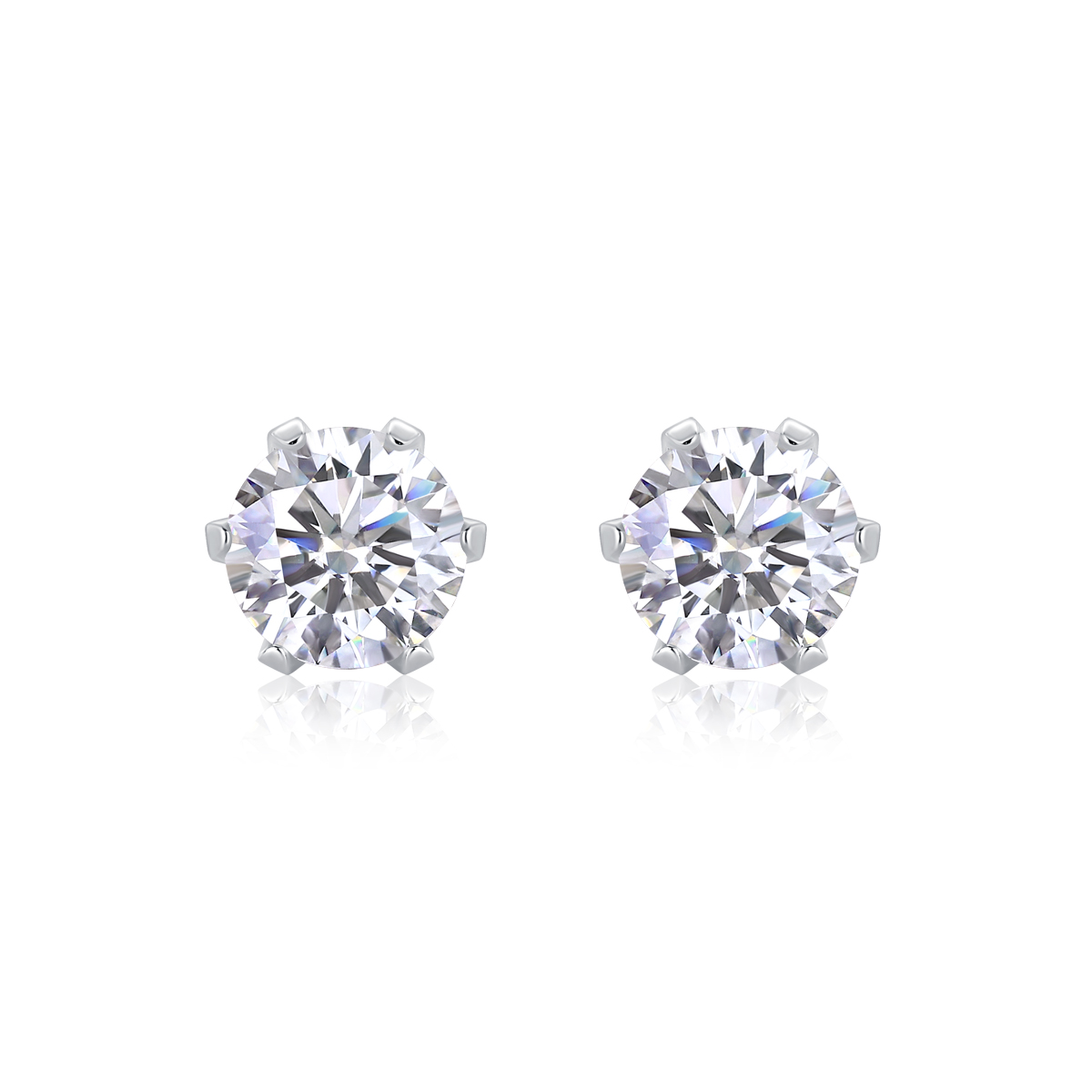Starlight Solo Dance - Premium Moissanite Luxury Fashion Light Luxury Jewelry Silver Stud