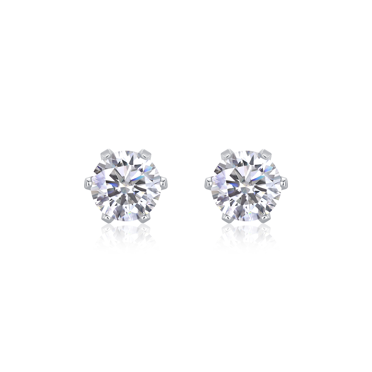 Starlight Solo Dance - Premium Moissanite Luxury Fashion Light Luxury Jewelry Silver Stud