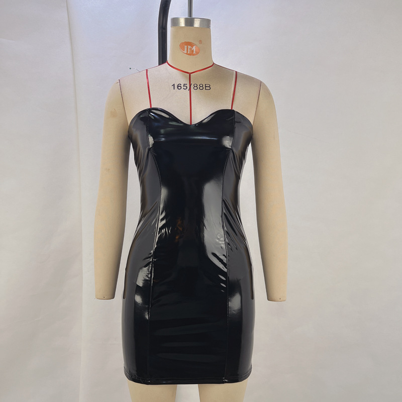 Strapless Off-shoulder Waist-cinching Sheath Dress