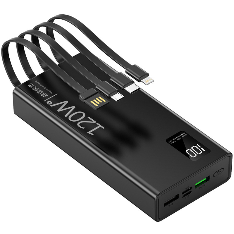 Super Fast Charge Two-way Portable Battery For Mobile Phones Intelligent Digital Display