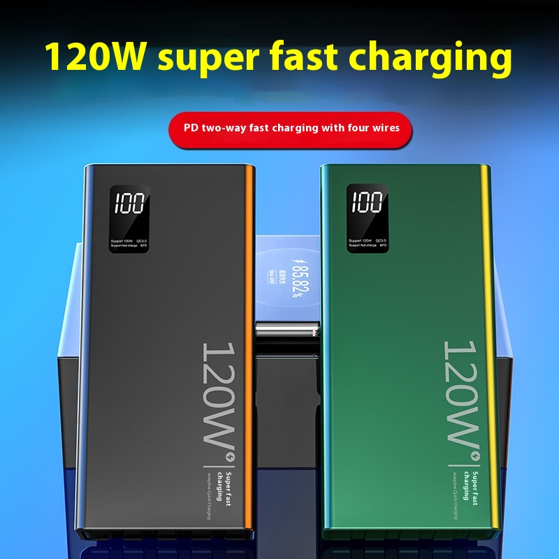 Super Fast Charge Two-way Portable Battery For Mobile Phones Intelligent Digital Display