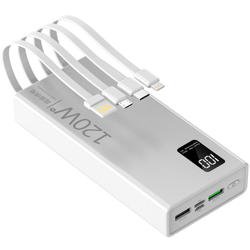 Super Fast Charge Two-way Portable Battery For Mobile Phones Intelligent Digital Display
