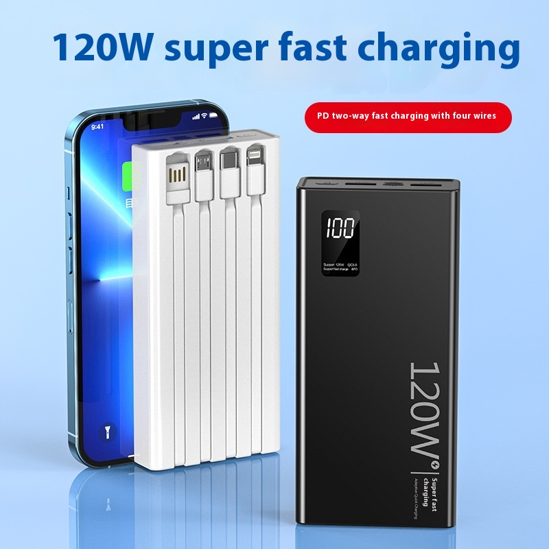 Super Fast Charge Two-way Portable Battery For Mobile Phones Intelligent Digital Display