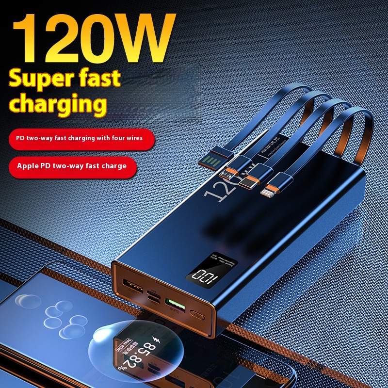 Super Fast Charge Two-way Portable Battery For Mobile Phones Intelligent Digital Display
