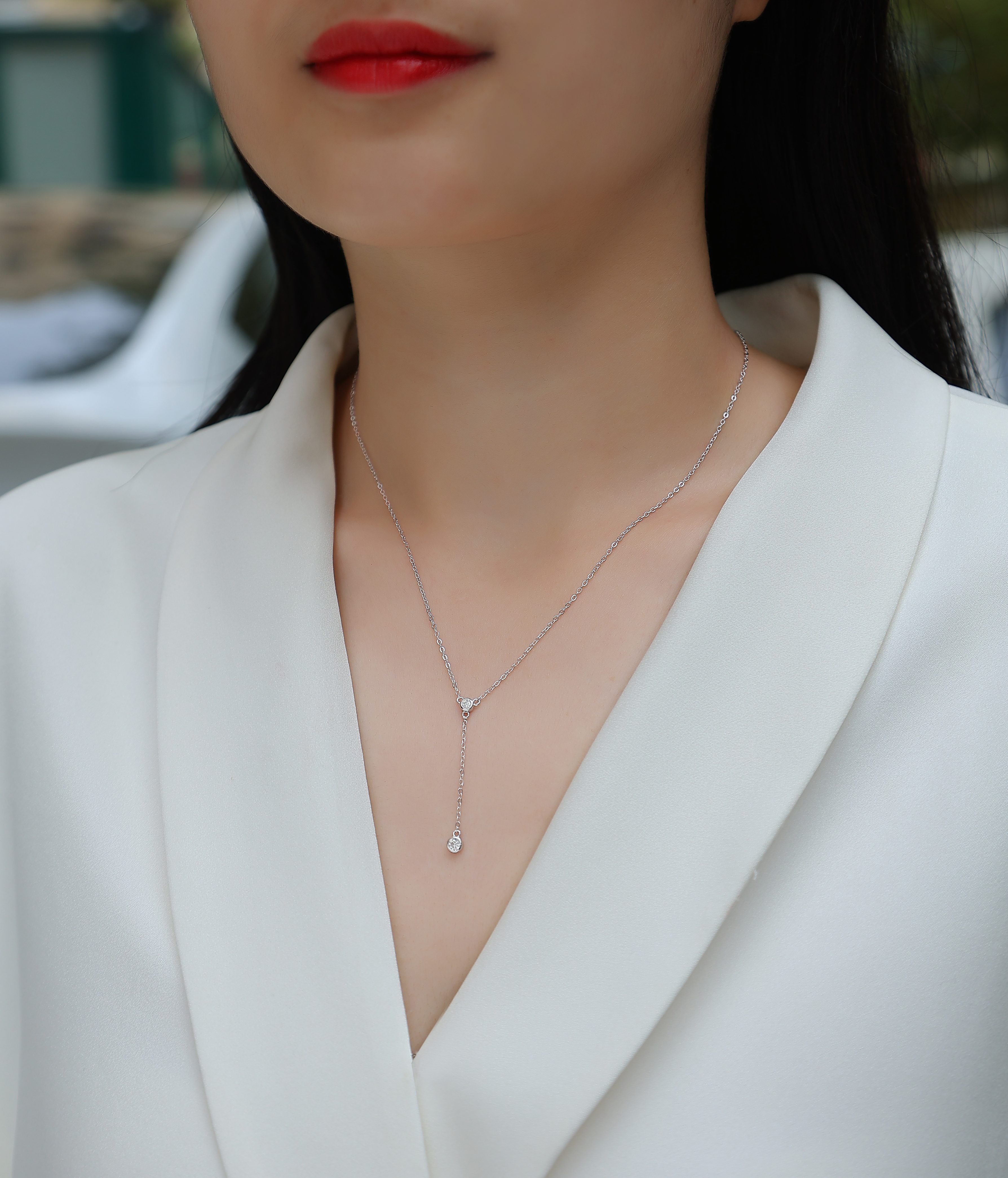Tassel Necklace - A Fashionable And Light Luxury Jewelry Pendant Necklace Set With