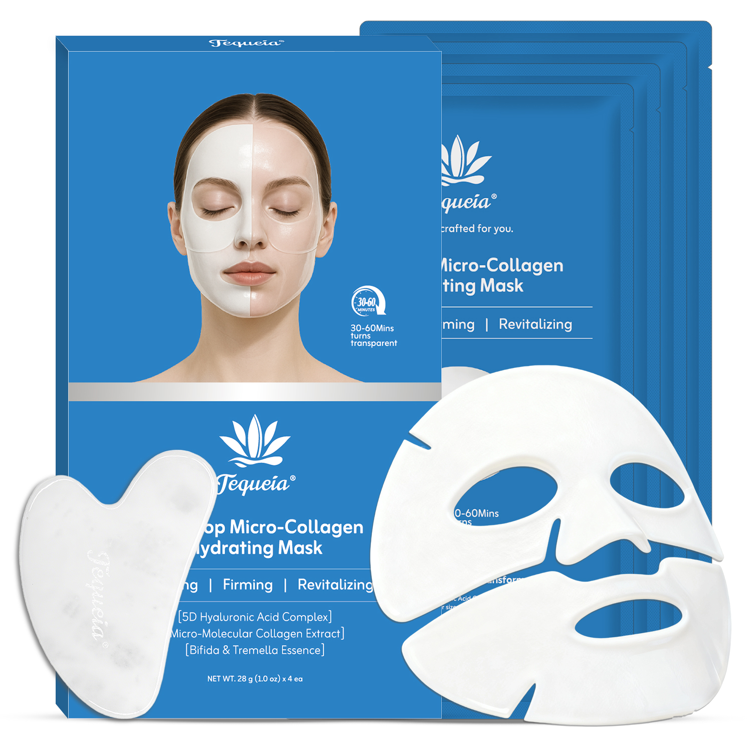 TEQUEIA Collagen Night Wrapping Mask - Bifida Ferment & Pro-Xylane Barrier Recovery For