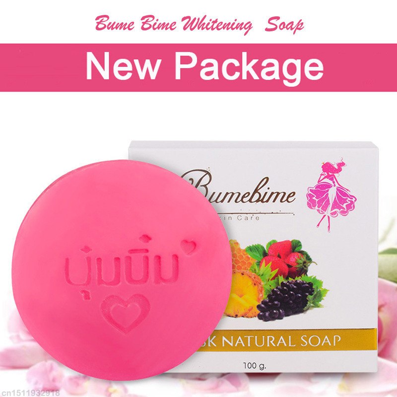 Thai Bumebime Handmade Soap White Natural Soap Whitening Bath and Body Engineering Fruit