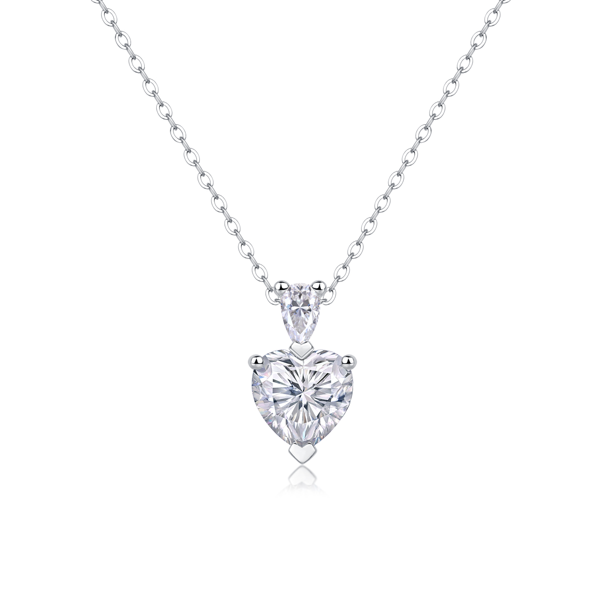 The Beloved Of The Heart - A Fashionable And Light Luxury Jewelry Pendant Necklace Set
