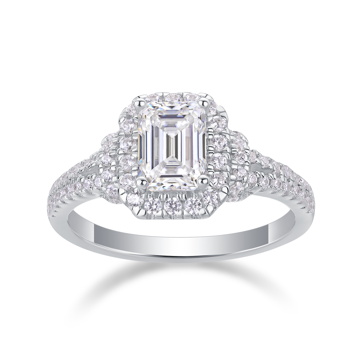 The Box For Storing Dreams - A Wedding Ring Set With Top-quality Moissanite, Silver And