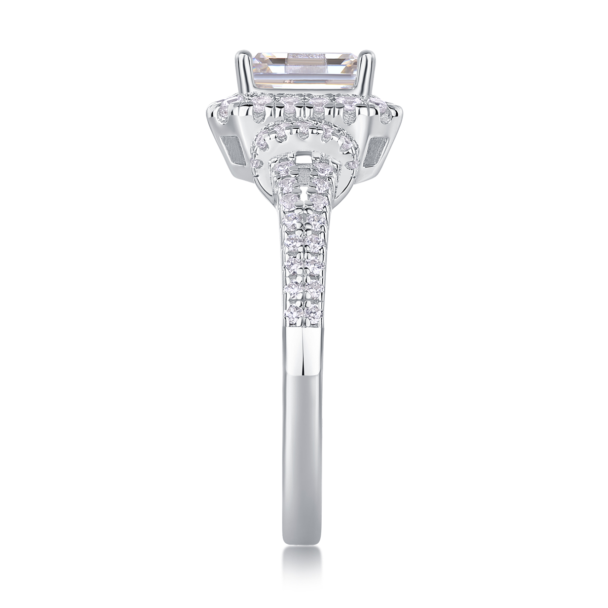 The Box For Storing Dreams - A Wedding Ring Set With Top-quality Moissanite, Silver And