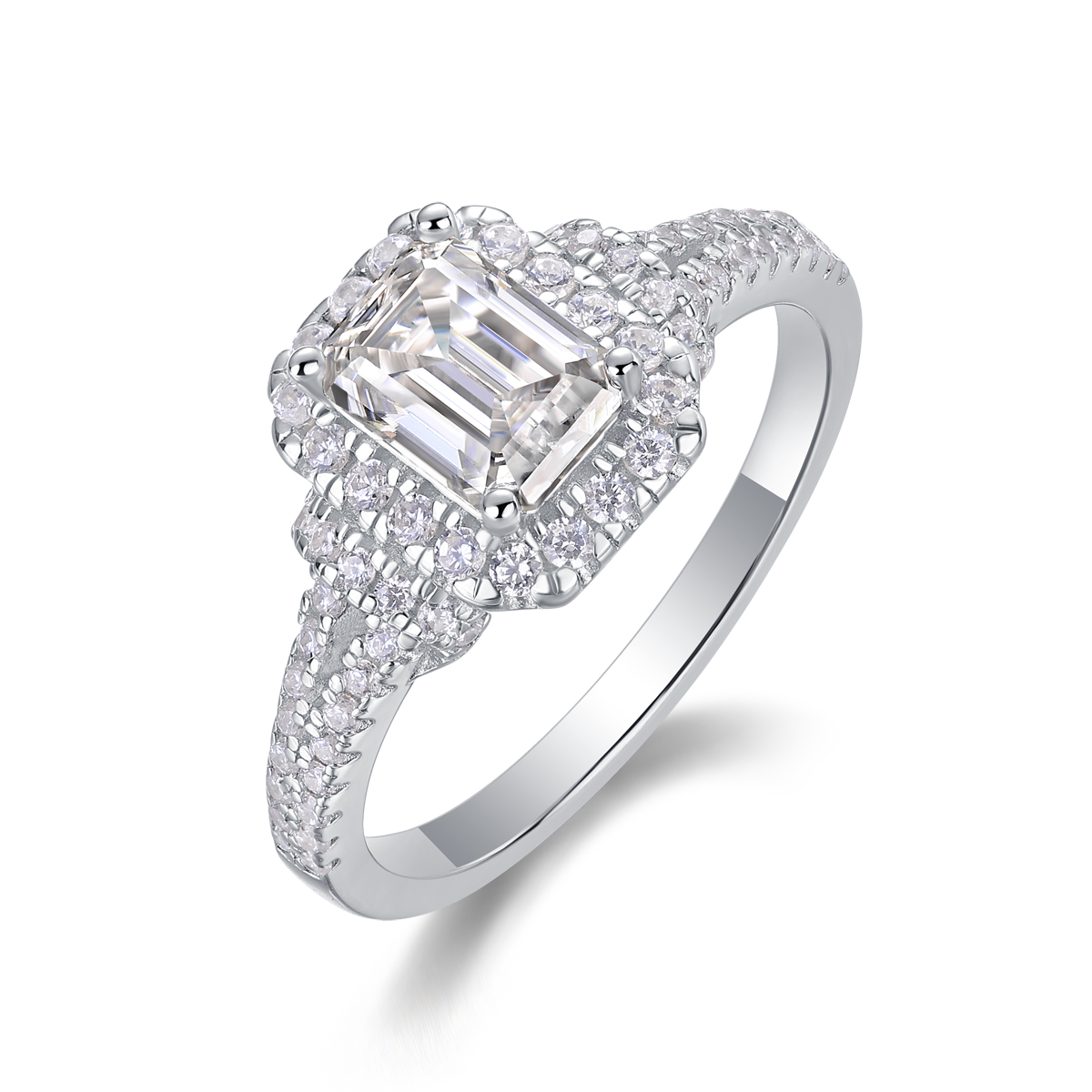 The Box For Storing Dreams - A Wedding Ring Set With Top-quality Moissanite, Silver And
