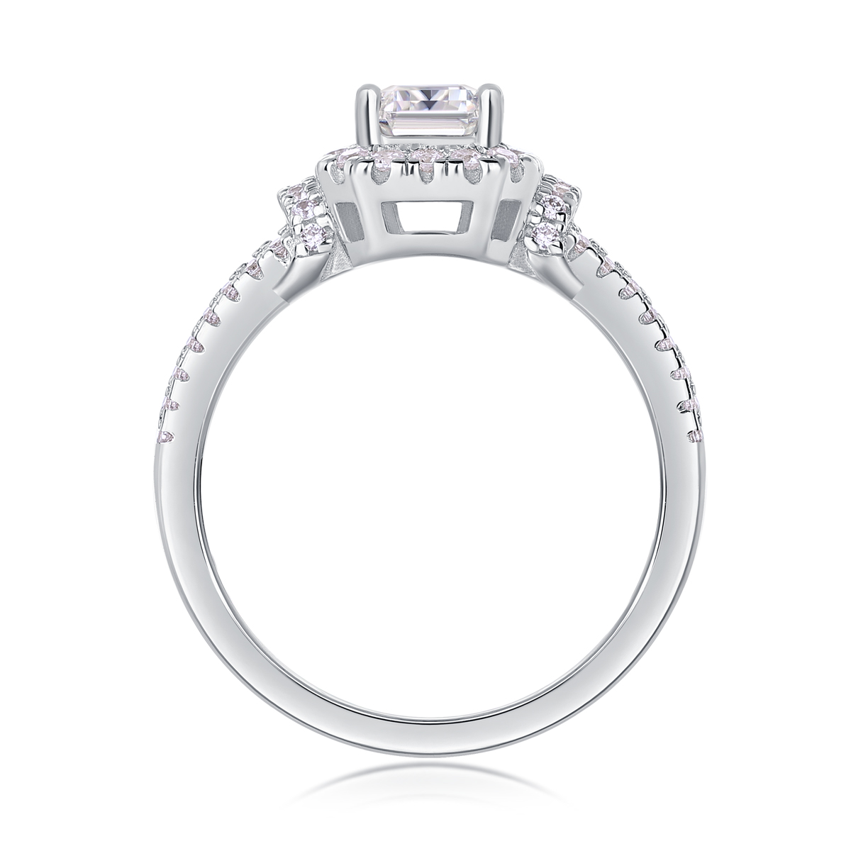 The Box For Storing Dreams - A Wedding Ring Set With Top-quality Moissanite, Silver And