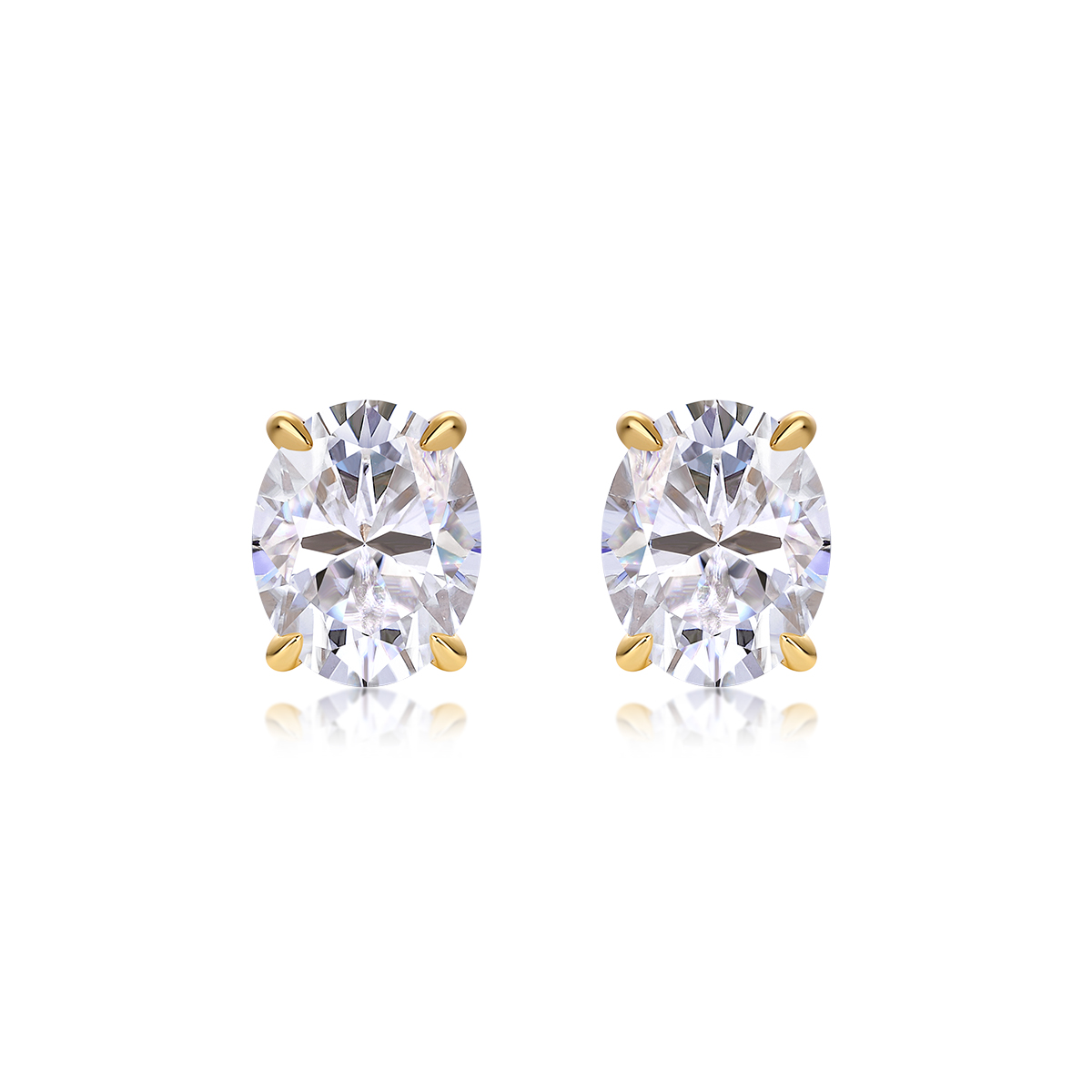 The Charm Of Art - Premium Moissanite Luxury Fashion Light Luxury Jewelry Silver Stud