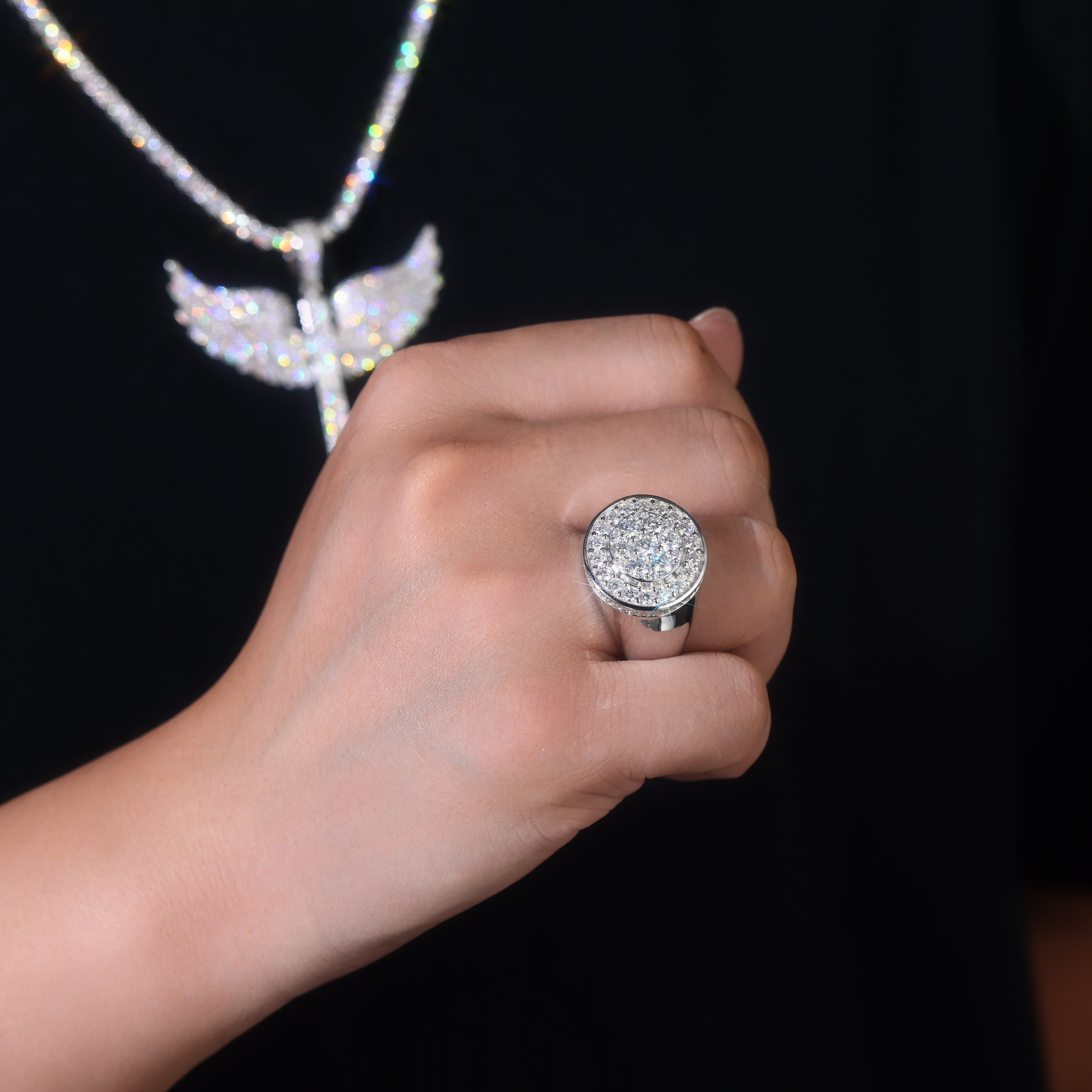 The Crown Of Kings - Men's Ring, Diamond Ring And Wedding Ring Set With Top-quality