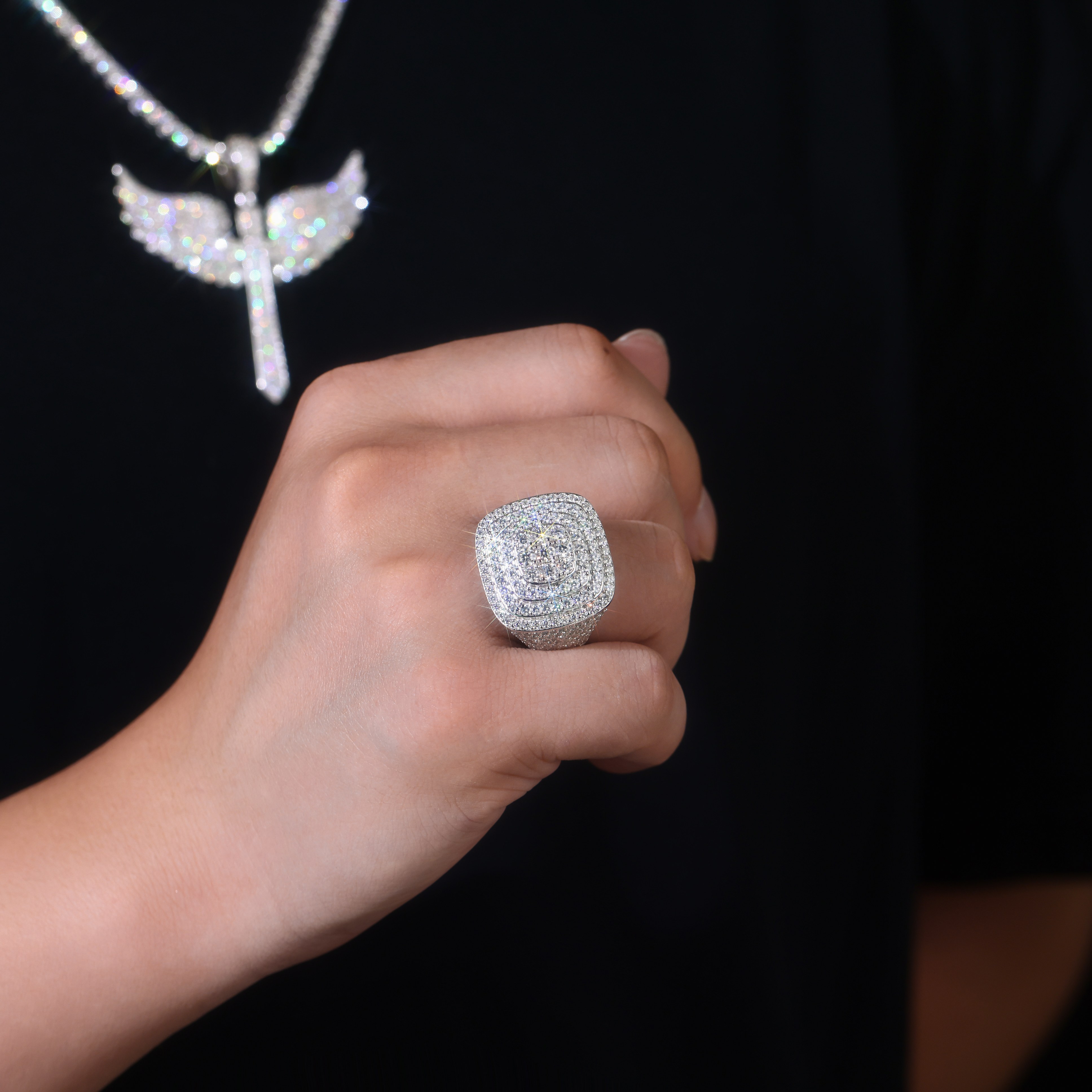 The Legendary King - Men's Ring, Diamond Ring And Wedding Ring Set With Top-quality