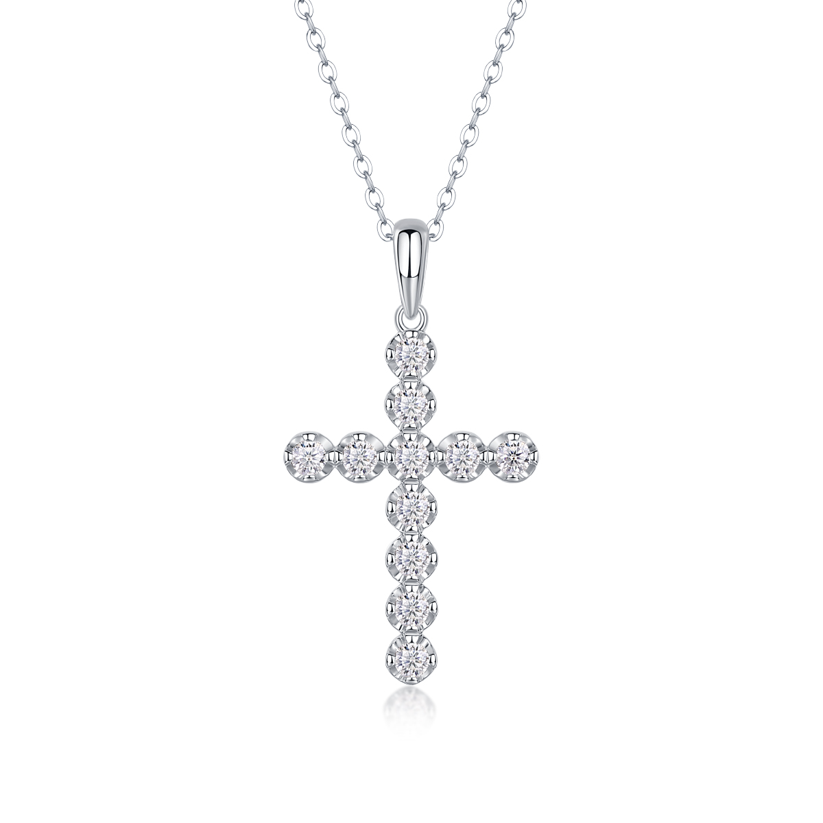 The Pendant Is A Fashionable And Trendy Accessory Set With Top-quality Moissanite Silver